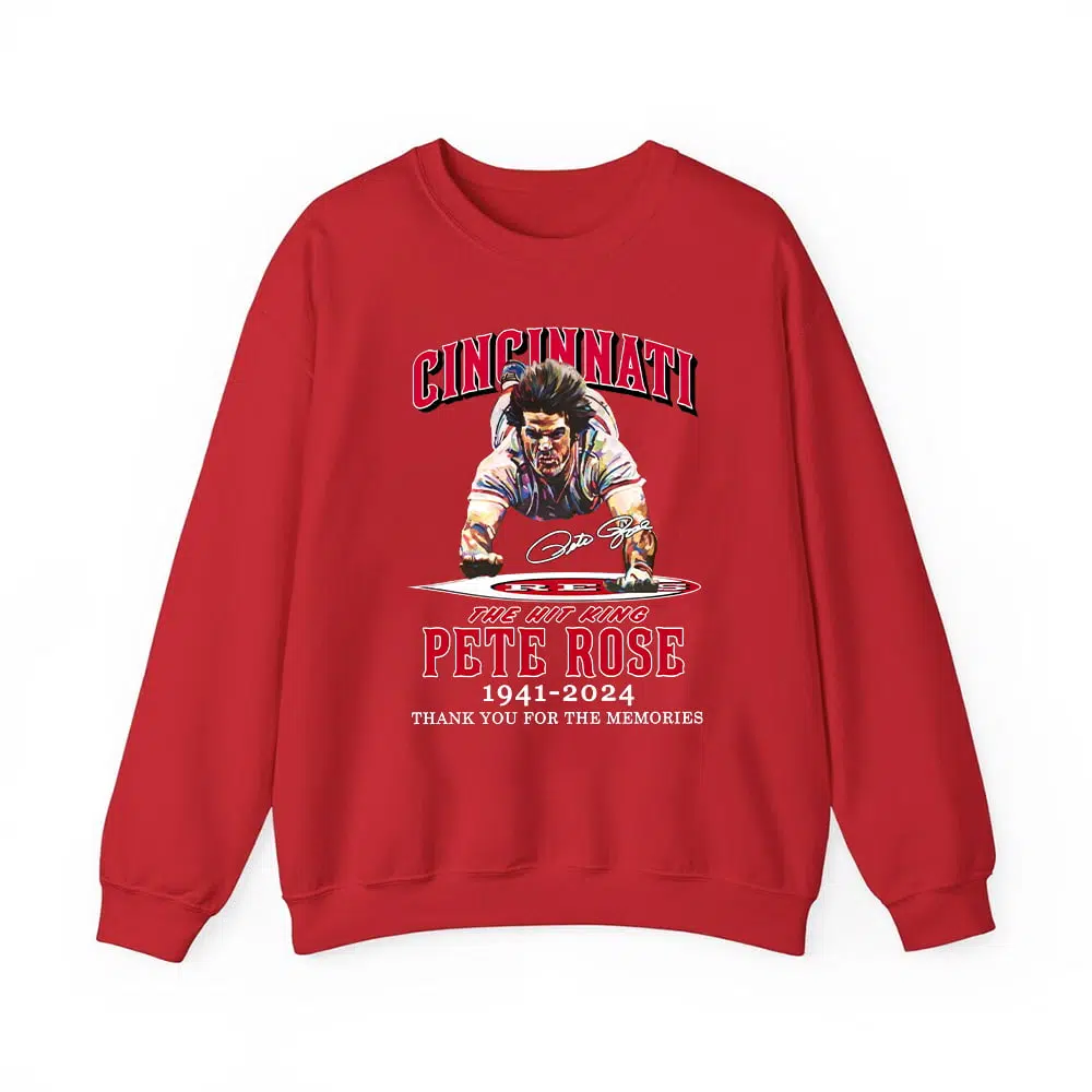 Reds The Hit King Pete Rose 1941 2024 Thank You For The Memories Shirt 2
