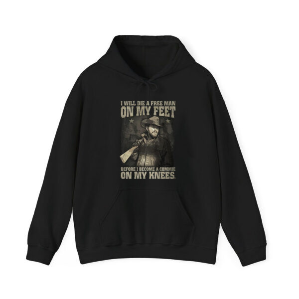 Rip Wheeler I Will Die A Free Man On My Feet Before I Become A Commie On My Knees Shirt 3