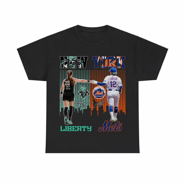 Sabrina Ionescu Liberty Francisco Lindor Mets Shirt