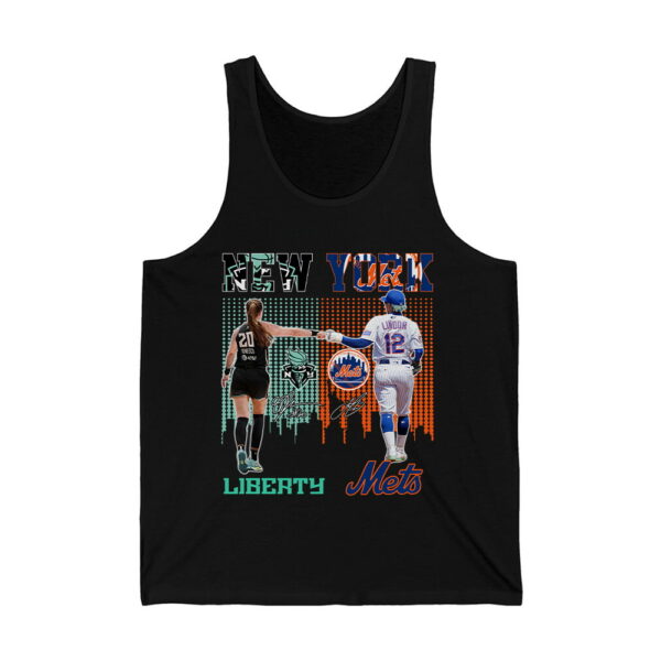 Sabrina Ionescu Liberty Francisco Lindor Mets Shirt 2