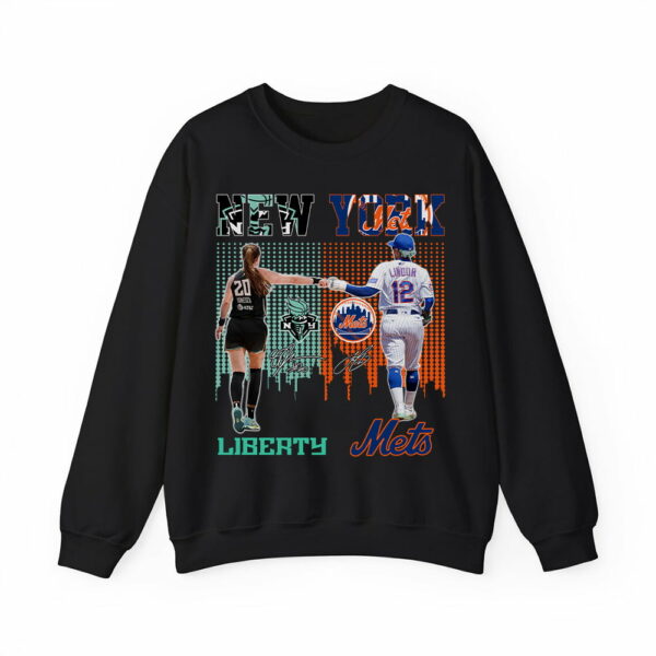 Sabrina Ionescu Liberty Francisco Lindor Mets Shirt 3