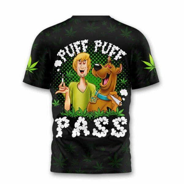 Scoobie Doobie Puff Puff Pass Neon Shirt 3