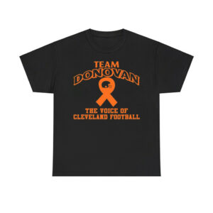 Team Donovan The Voice Of Cleveland Football Shirt