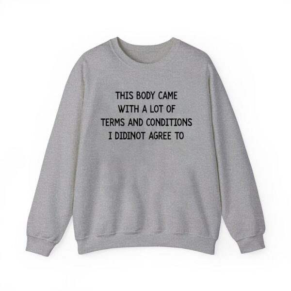 This Body Came With A Lot Of Terms And Conditions I Did Not Agree To Hoodie 2