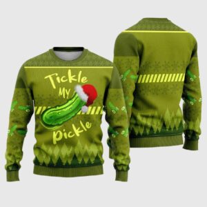 Tickle My Pickle Ugly Christmas Sweater 1