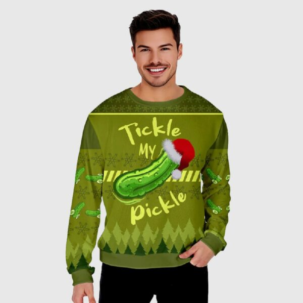 Tickle My Pickle Ugly Christmas Sweater