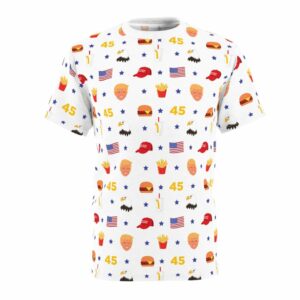 Trump MAGADonald's Fast Food Pattern Shirt