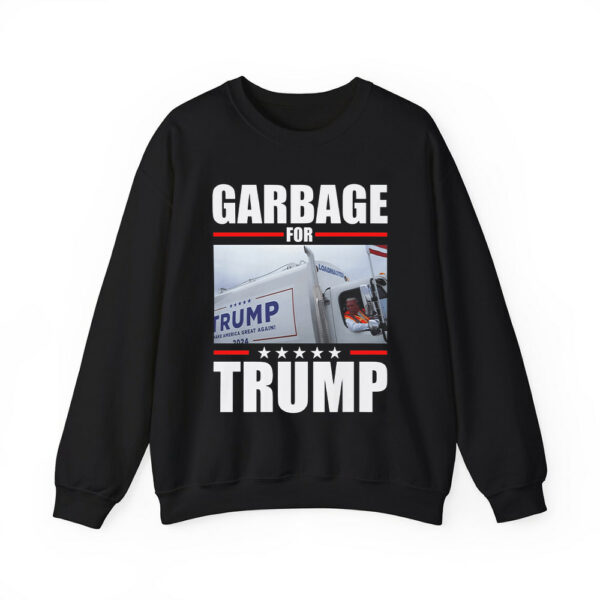 Trump Riding Garbage Truck Shirt Garbage For Trump 2