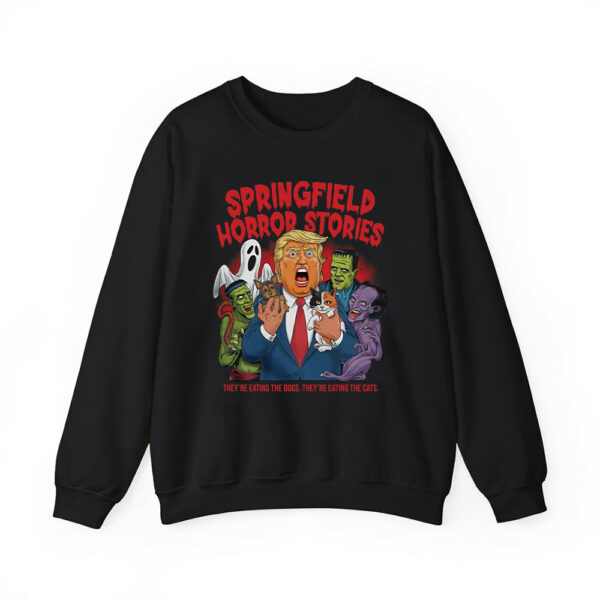 Trump Springfield Horror Stories They're Eating The Dogs They're Eating The Cats Shirt (2)