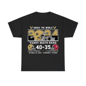 Vanderbilt Beats Alabama Shock The World Shirt