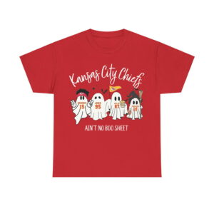 Women's KC Chiefs Ain't No Boo Sheet Print T-Shirt