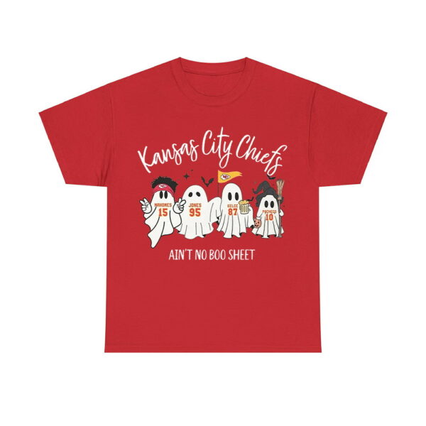 Women's KC Chiefs Ain't No Boo Sheet Print T-Shirt