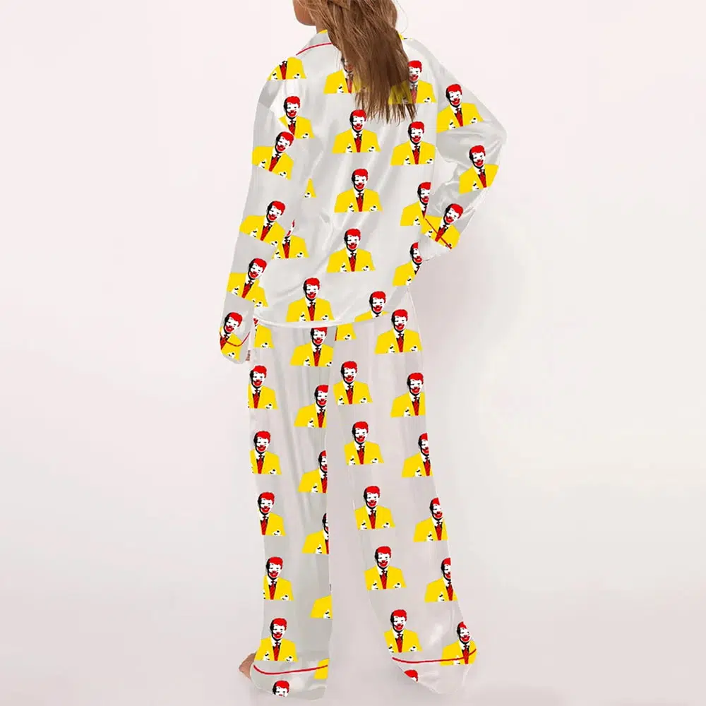 Women's MAGAdonald's McDonald Donald Trump Pajama Set 2 Womens MAGAdonalds McDonald Donald Trump Pajama Set 2