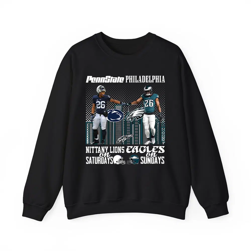 Nittany Lions On Saturday Eagles On Sundays Shirt