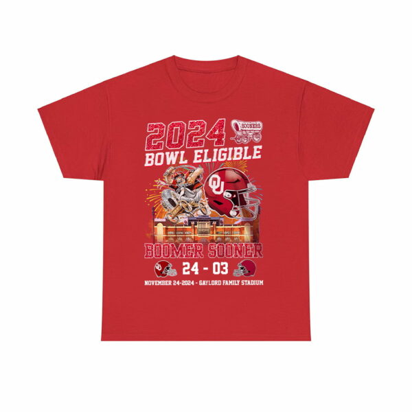 2024 Bowl Eligible Boomer Sooner 24 03 Alabama Shirt 4