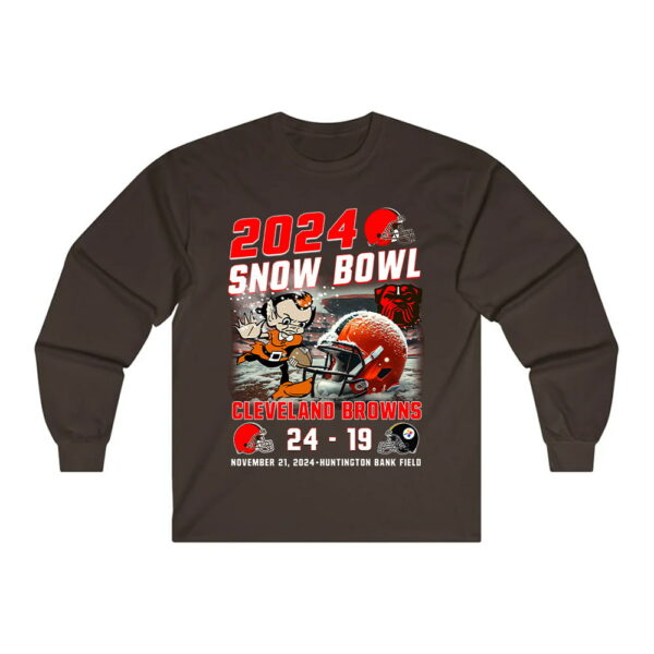 2024 Snow Bowl Browns 24 19 Steelers Shirt