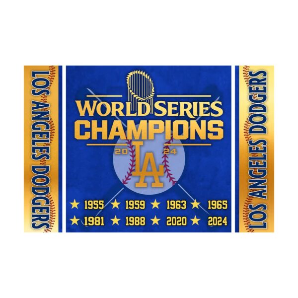 2024 World Series Champions LA Dodgers Flag 1