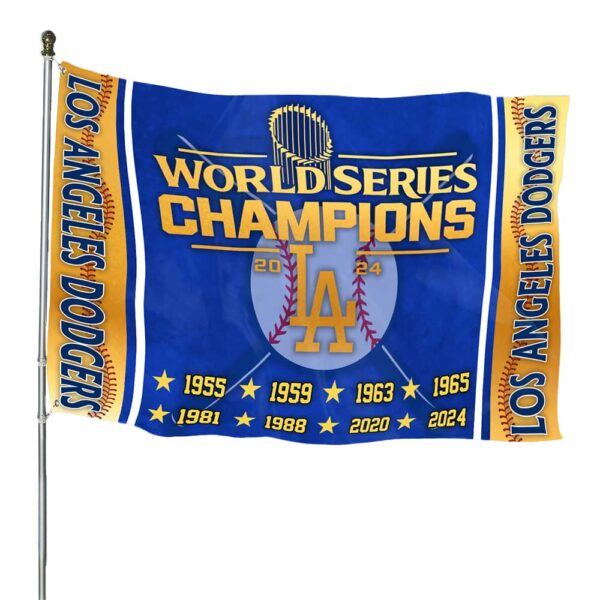 2024 World Series Champions LA Dodgers Flag