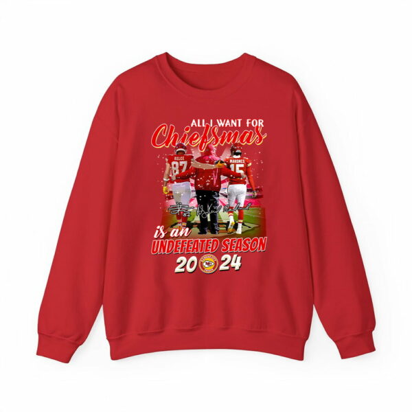 All I Want For Chiefsmas Is An Undefeated Season 2024 Shirt 2