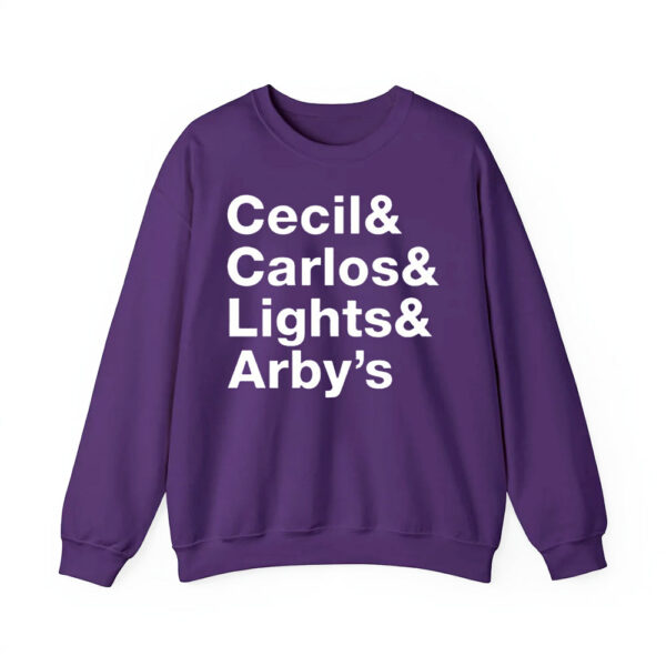 Cecil Carlos Lights Arbys Shirt 3