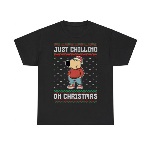 Chill Guy Meme Just Chilling On Christmas Sweatshirt 2