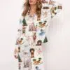 Christmas Nutcracker Ballet Satin Pajama Set 7 Christmas Nutcracker Ballet Satin Pajama Set