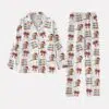 Coquette Trump I'll Be Home For Christmas Pajamas Set 4 Coquette Trump I'll Be Home For Christmas Pajamas Set