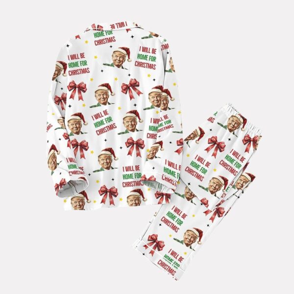 Coquette Trump Ill Be Home For Christmas Pajamas Set 2