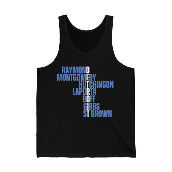 Detroit Raymond Montgomery Hutchinson Laporta Goff Gibbs St Brown Shirt 4