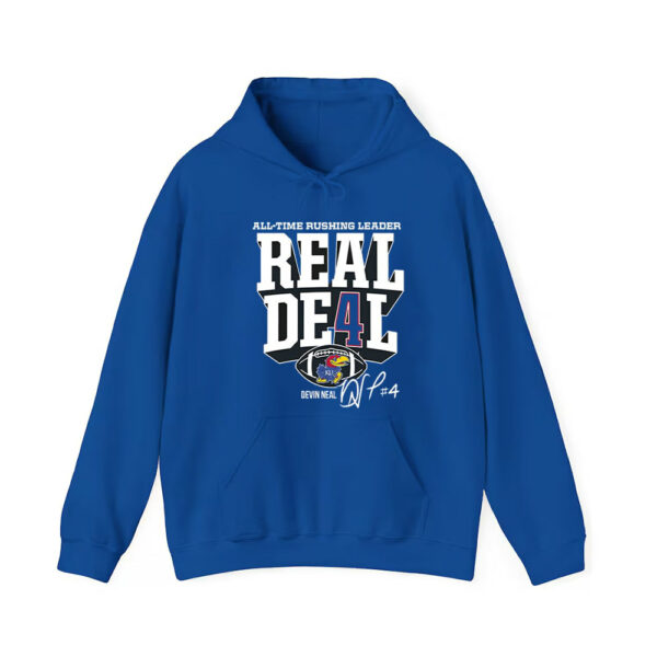 Devin Neal Jayhawks All Time Rushing Leader Real Deal Shirt