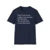 Don't Look At Me I Didn't Vote For Him The First Time The Second Time Or The Third Time Shirt