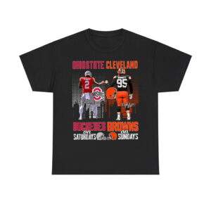 Egbuka Garrett Buckeyes On Saturday Browns On Sundays Shirt