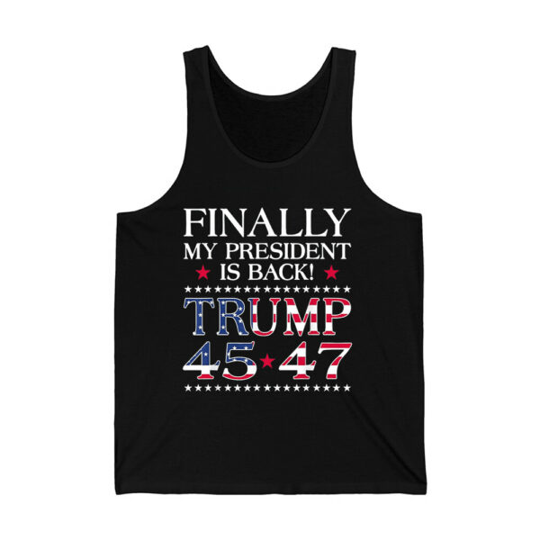 Finally My President Is Back Trump 45 47 Shirt 2