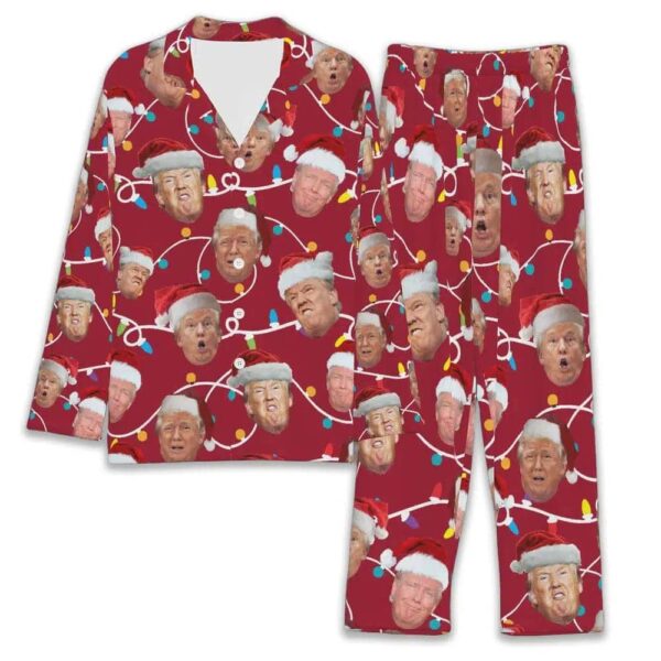 Funny Trump Face Christmas Pajamas