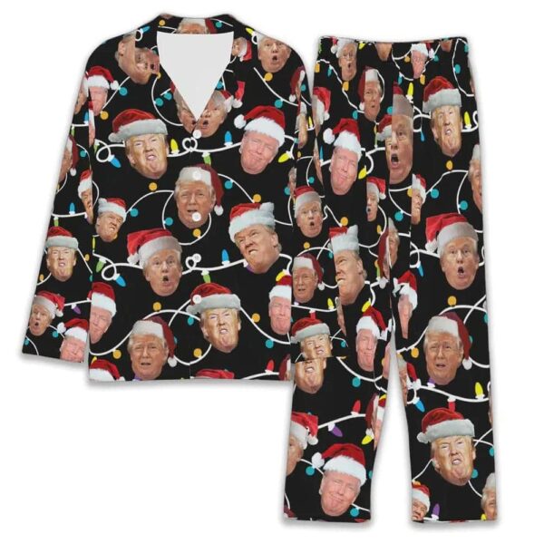 Funny Trump Face Christmas Pajamas 2