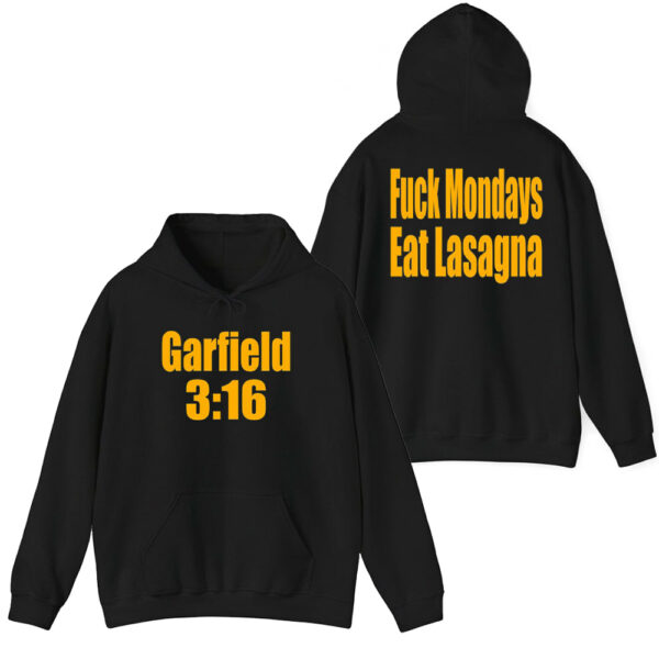 Garfield 3 16 Fuck Mondays Eat Lasagna Shirt 2