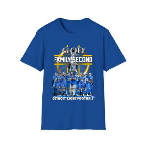 God First Family Second Then Lions Football St. Brown Headstand Shirt