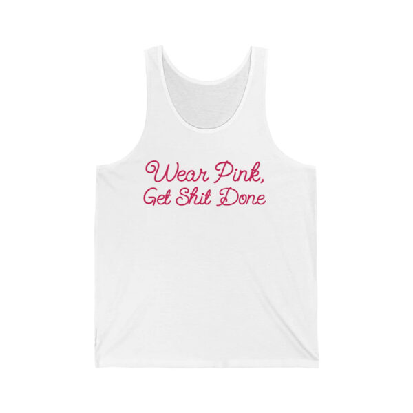 Governor Gretchen Whitmer Wearing Wear Pink Get Shit Done Shirt 4