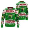 Grnch Merry Kissmyass Ugly Christmas Sweater