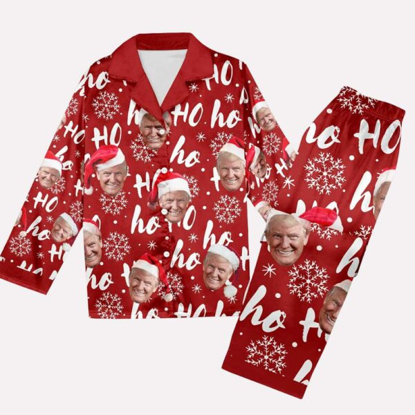 Ho Ho Ho Trump Funny Christmas Pajamas