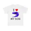 I Love My Dog Silly Worm Shirt