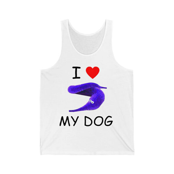 I Love My Dog Silly Worm Shirt 2