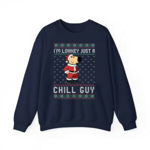 I'm Lowkey Just A Chill Guy Christmas Sweatshirt