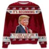 Its Beginning To Look A Lot Like I Told You So Trump 2024 Ugly Sweater 2