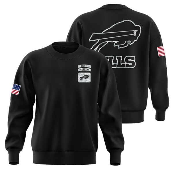 Josh Allen Bills Salute To Service Sweatshirt 2024