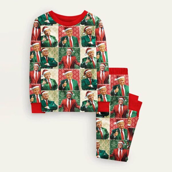 Kid's Trump Christmas Pajama Set