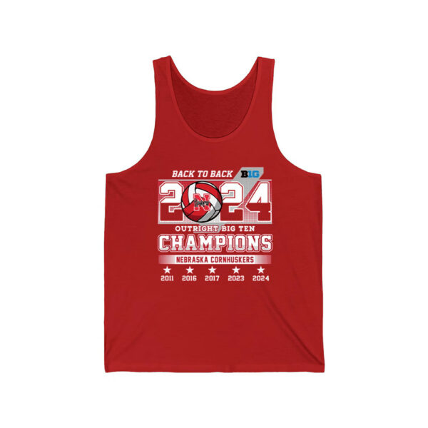 Lady Huskers Back To Back 2024 Outright Big Ten Champions Shirt 3