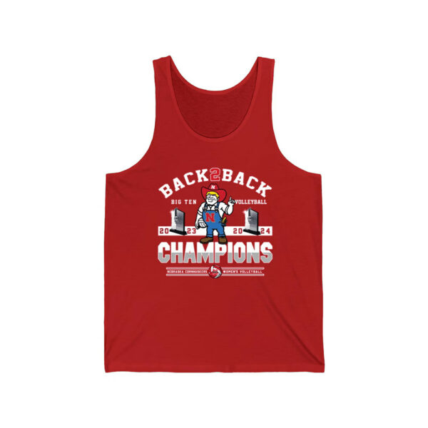 Lady Huskers Back To Back Big Ten Volleyball 2024 Champions Shirt 2