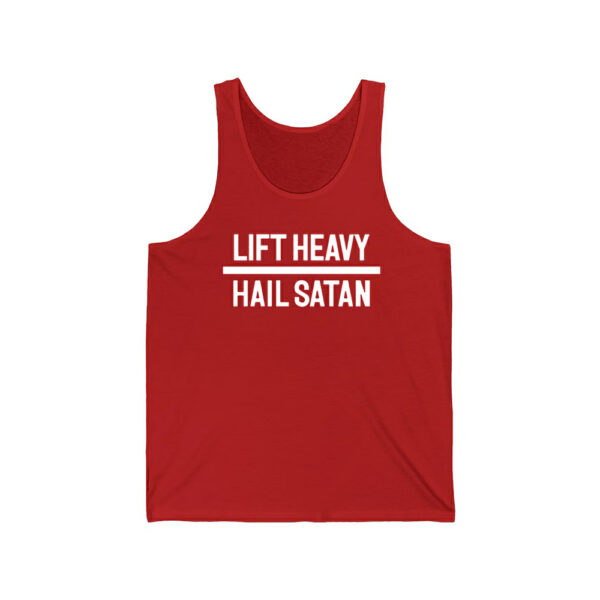 Lift Heavy Hail Satan Shirt 4