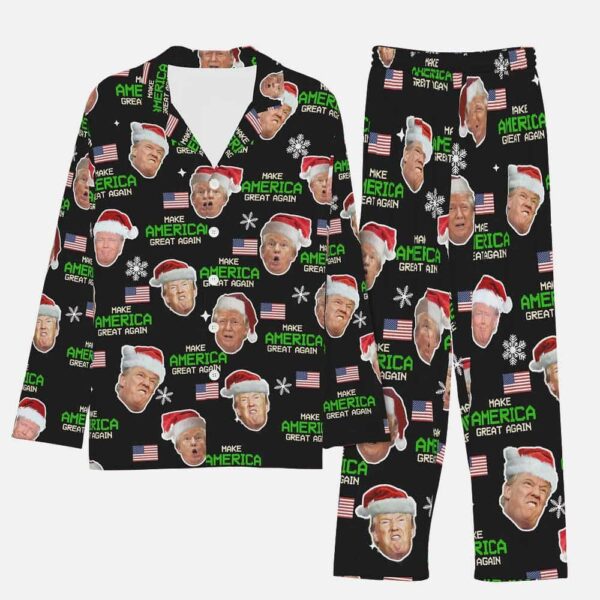 Make America Great Again Trump Face Christmas Pajamas 2